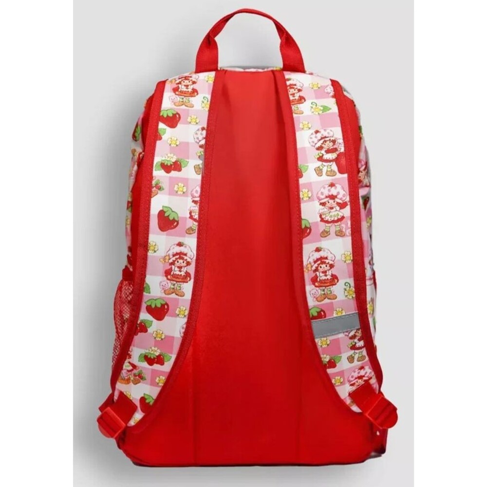 Strawberry Shortcake Allover Print 18" Girls School Backpack Laptop Pocket New - Picture 3 of 4